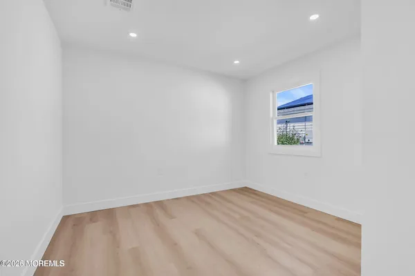 wooden floor in a room