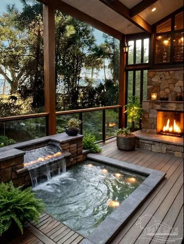 a view of a chairs and tables in the patio