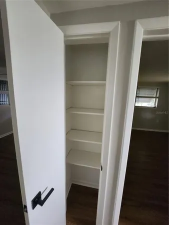 a view of walk in closet