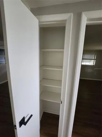 a view of walk in closet