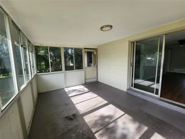 a view of front door