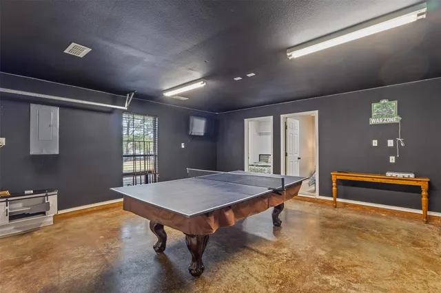 a outdoor space with furniture