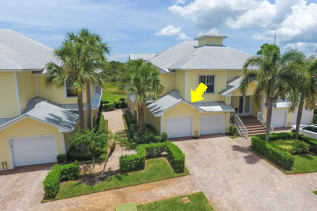 a aerial view of a house
