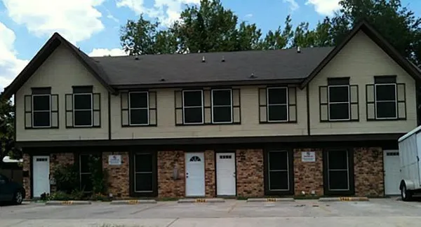 a front view of a house with entryway