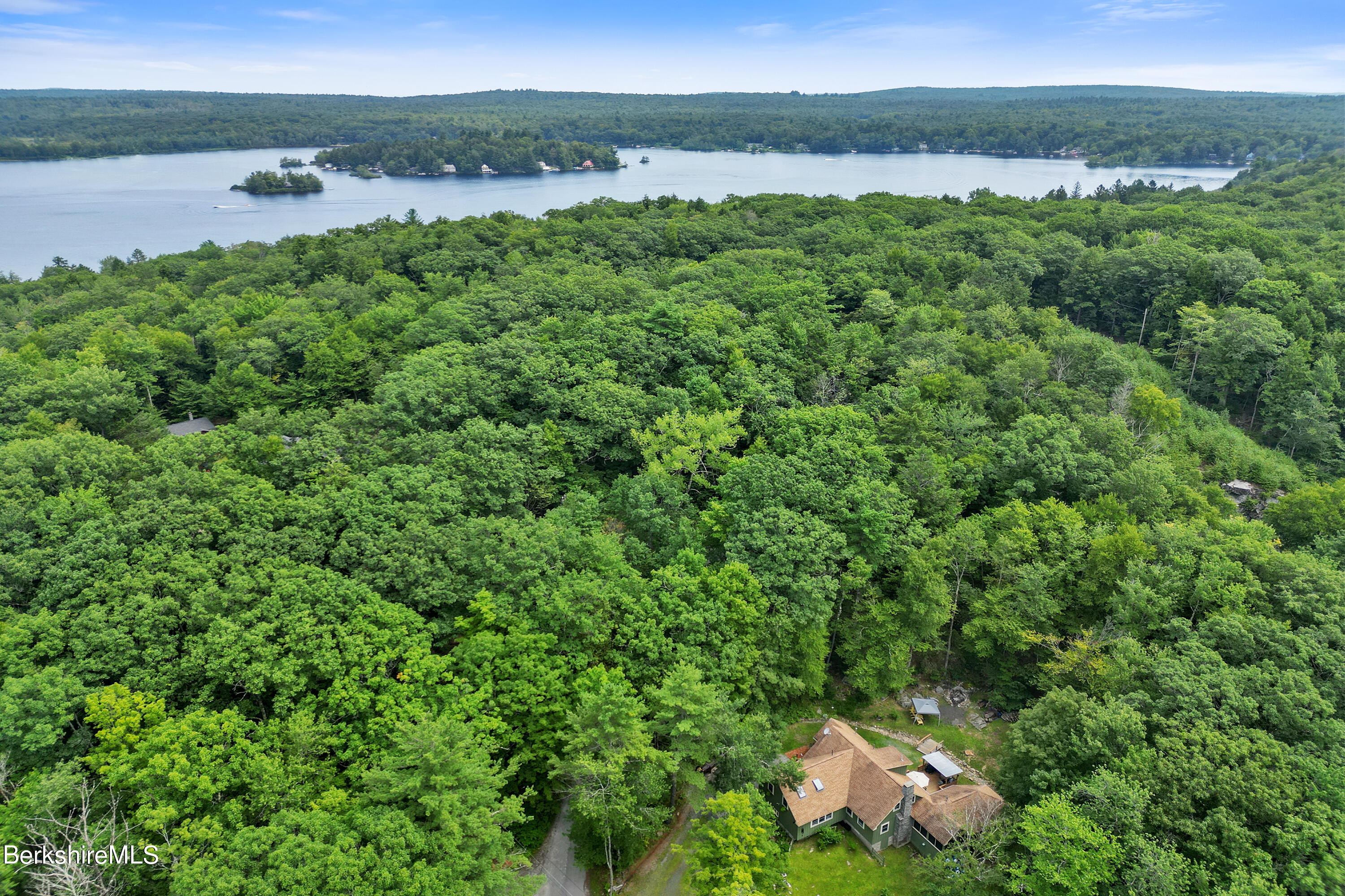 140 Pease Road Otis, MA 01029 - Photo 50 of 52 140 Pease Road Otis Big Pond 915 Aerial