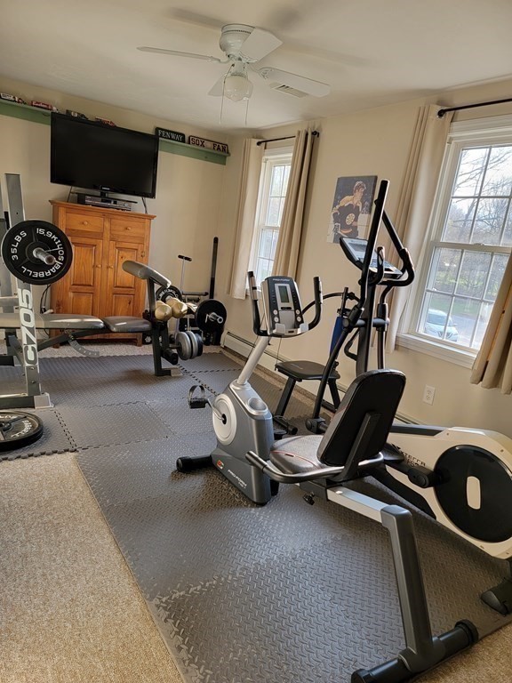 2 Ivy Lane Rutland, MA 01543 - Photo 12 of 34 a room with gym equipment