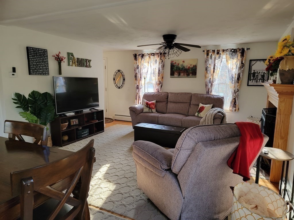 2 Ivy Lane Rutland, MA 01543 - Photo 7 of 34 a living room with furniture and a flat screen tv
