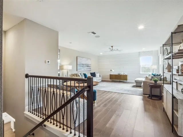 a view of living room and dining room