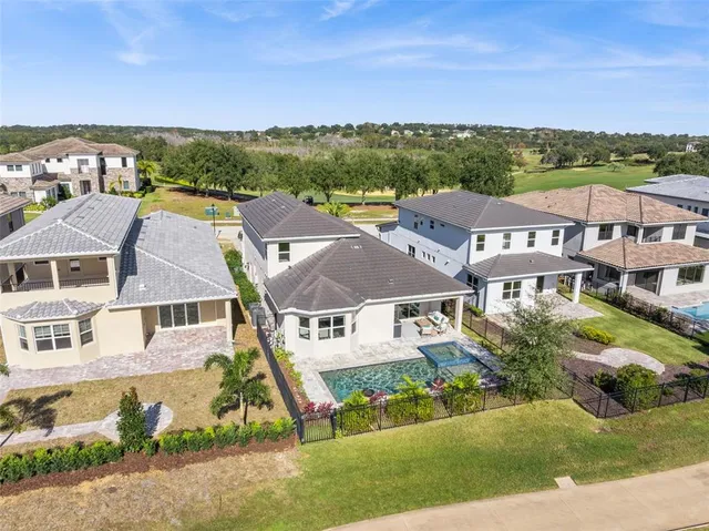 a view of a city with an ocean view