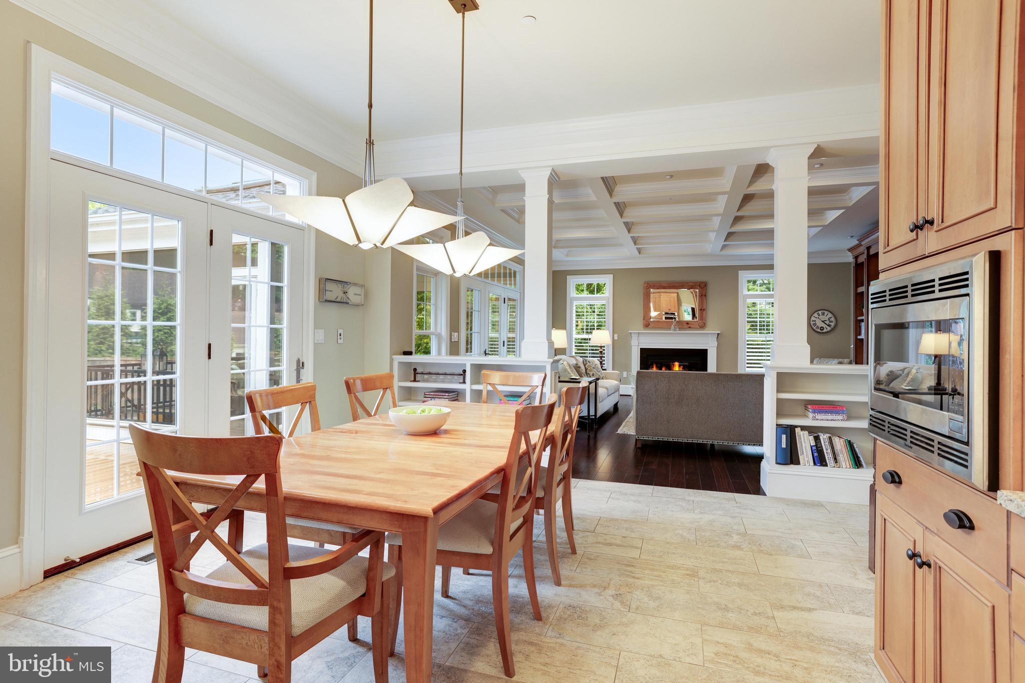 6502 Quaker Ridge Road North Bethesda, MD 20852 - Photo 21 of 60 Informal eating area in the kitchen