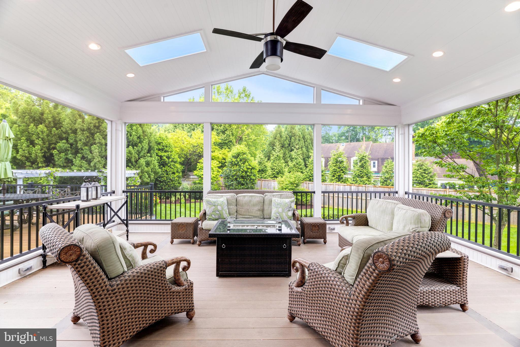 6502 Quaker Ridge Road North Bethesda, MD 20852 - Photo 26 of 60 And it opens to the three season screened porch