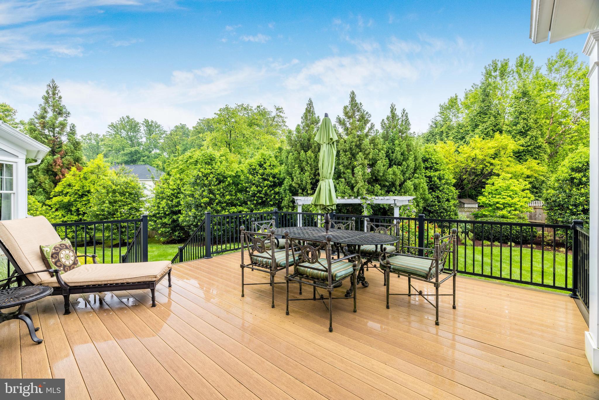 6502 Quaker Ridge Road North Bethesda, MD 20852 - Photo 55 of 60 Outside, enjoy the nearly 1/2 acre from the deck..