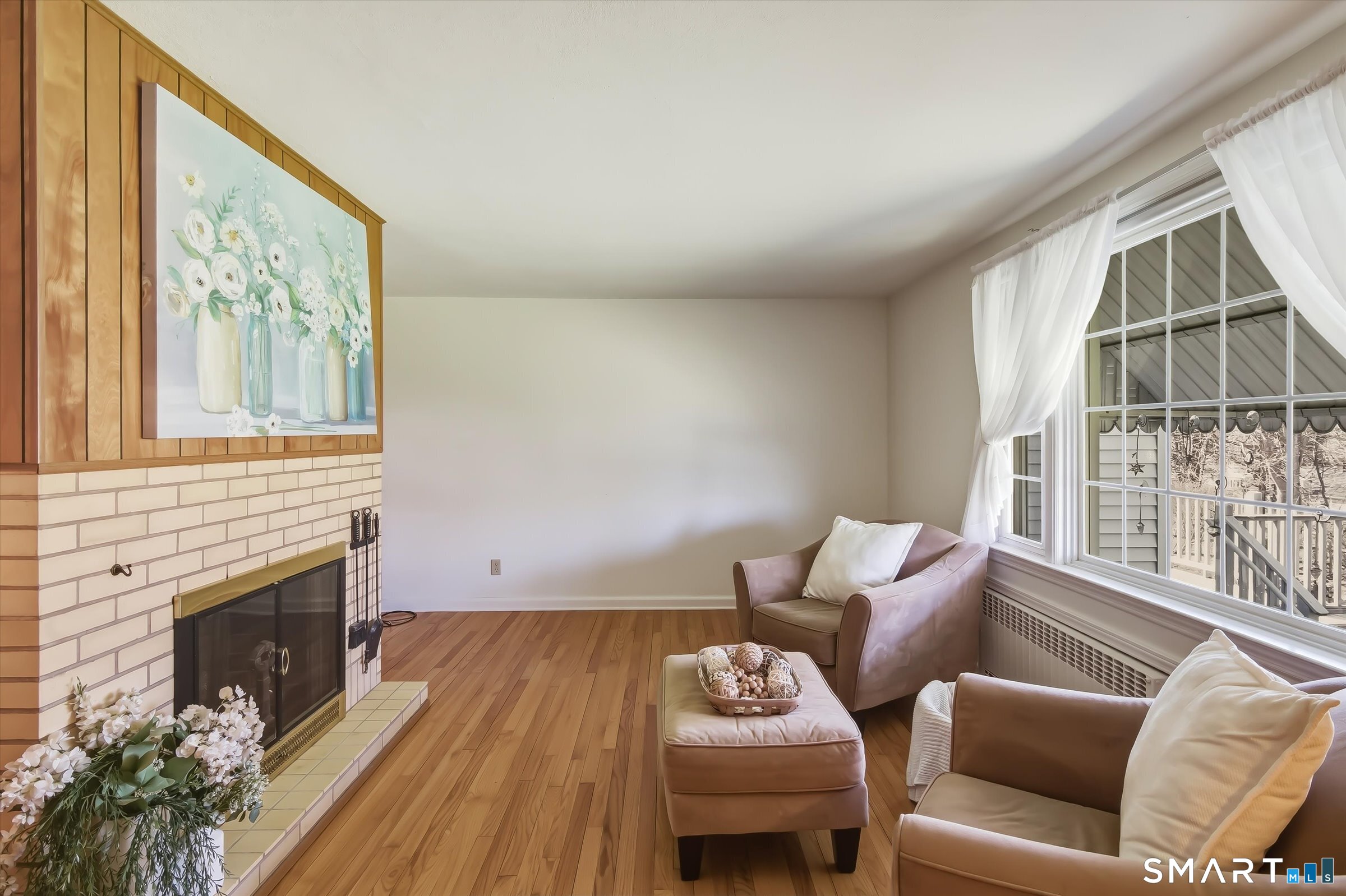 204 Branford Road North Branford, CT 06471 - Photo 11 of 39 a living room with furniture and a fireplace