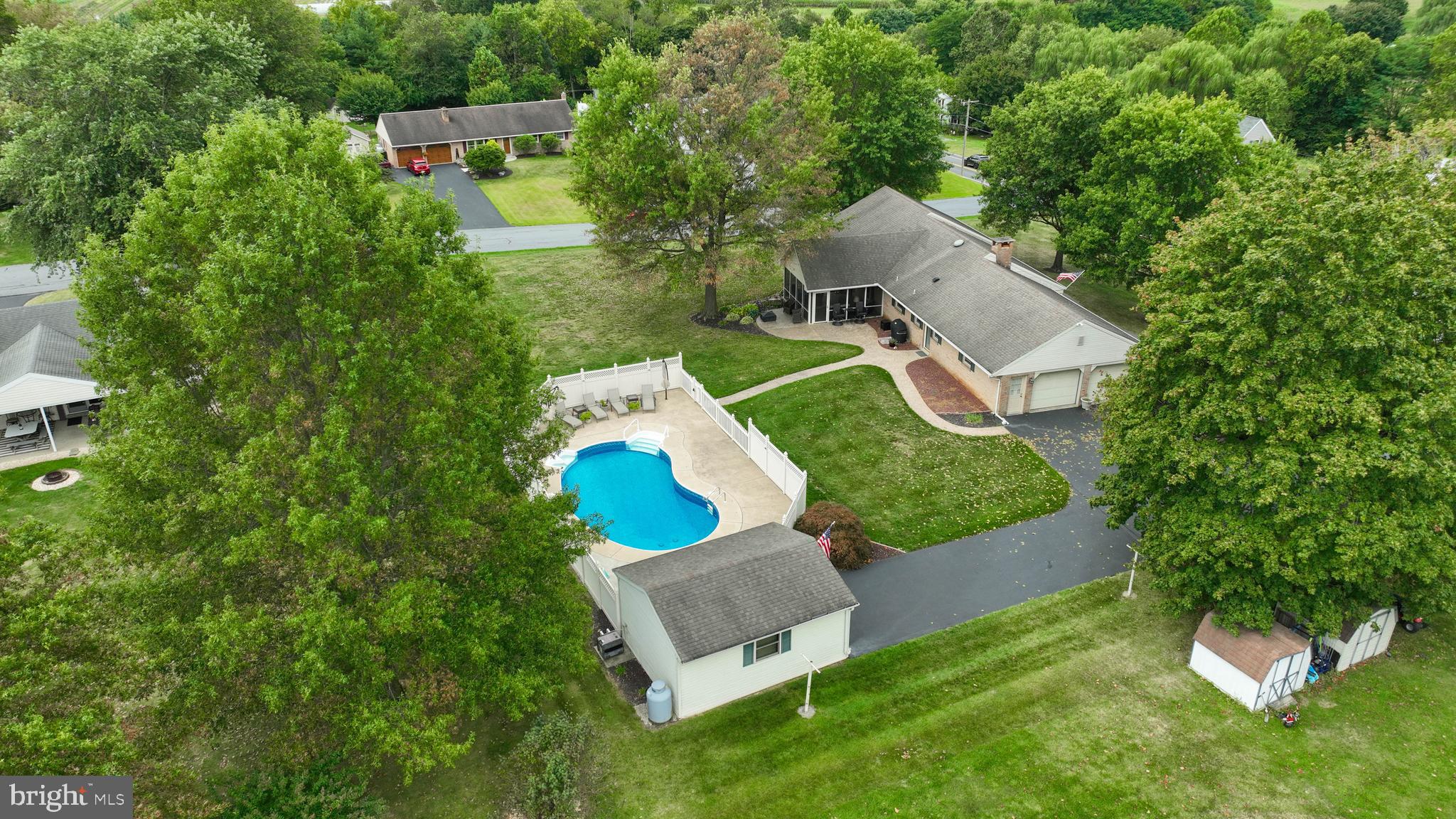 310 West Lexington Road Lititz, PA 17543 - Photo 45 of 58 an aerial view of a house