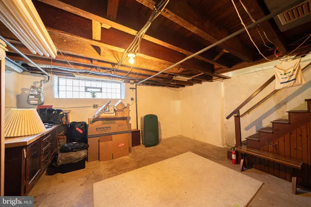 a view of storage and utility room