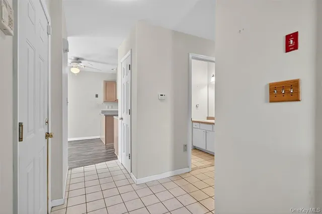 a view of an empty room