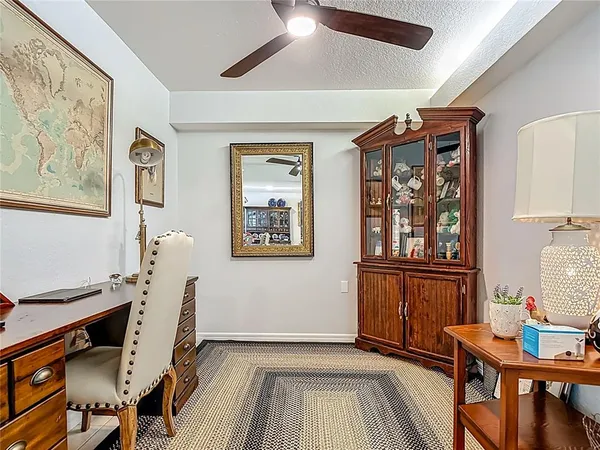 a room with furniture and a window