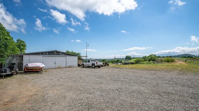 a view of an outdoor space and a yard