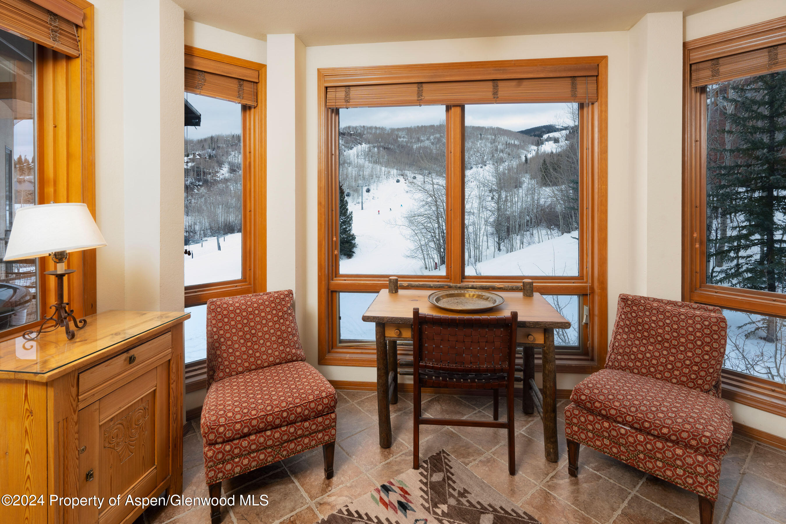 476 Wood Road, Unit 41 Snowmass Village, CO 81615 - Photo 6 of 29 Solarium with Views up Elk Camp