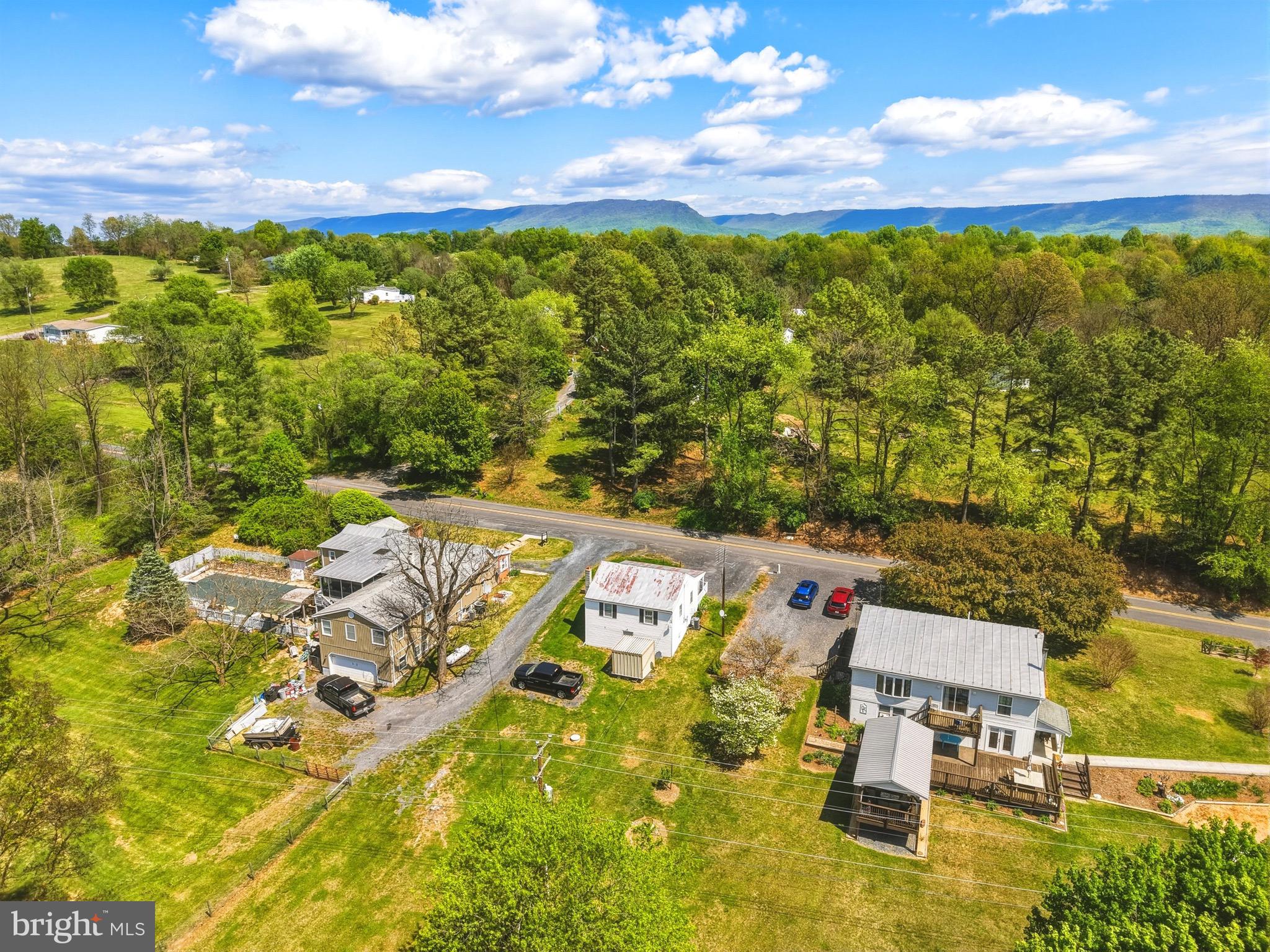 353 Turkey Knob Road Quicksburg, VA 22847 - Photo 34 of 35 an aerial view of residential houses with outdoor space