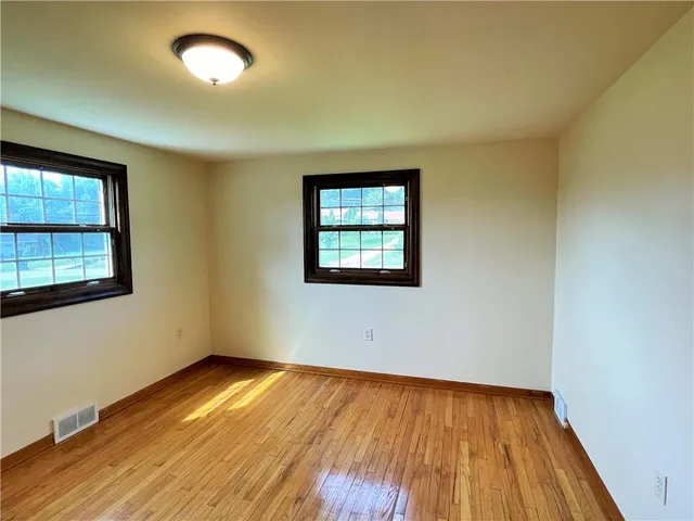 wooden floor in a room