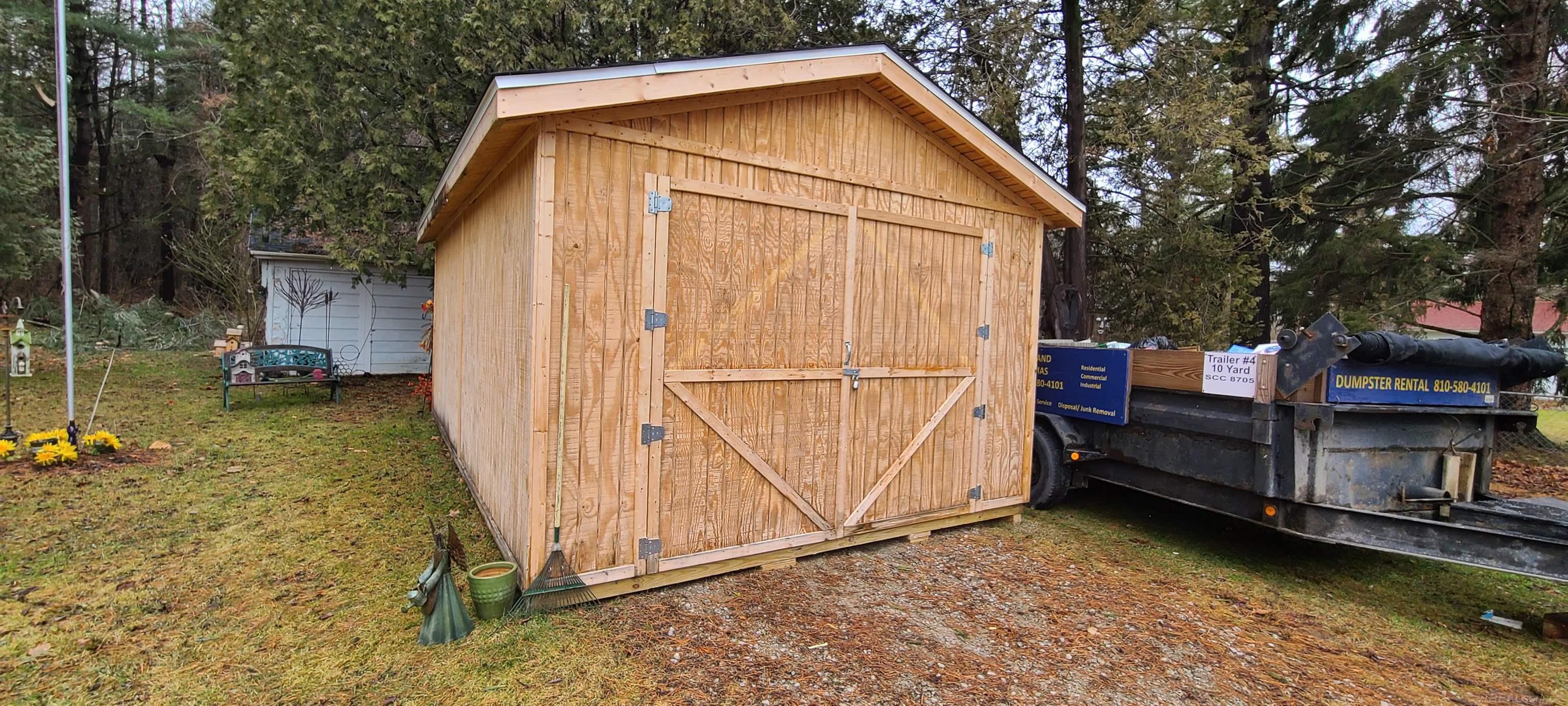 5022 Lakeshore Road Lexington, MI 48450 - Photo 30 of 38 Newer shed