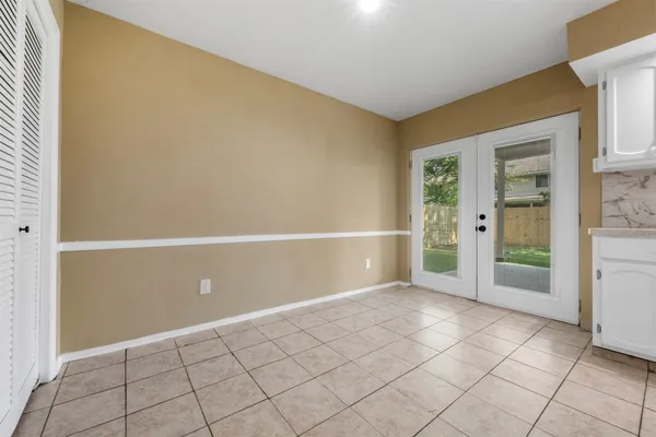 a view of an empty room