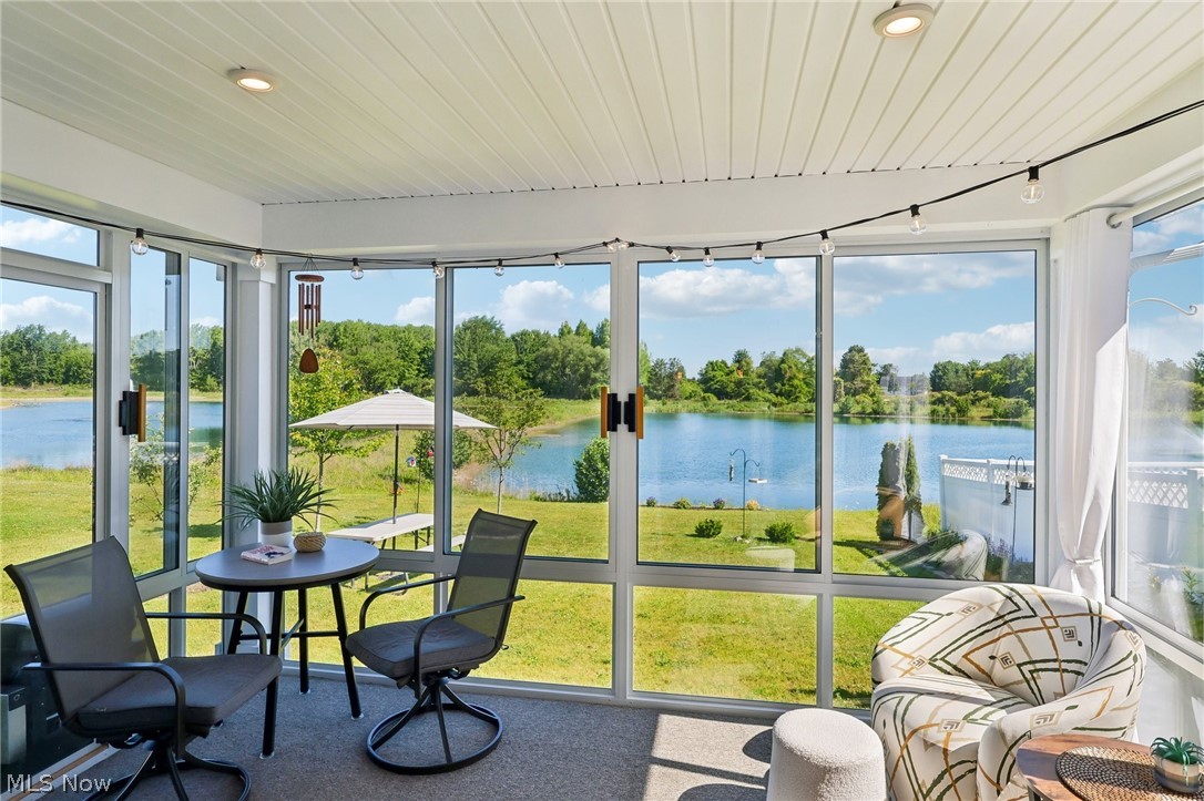 3797 Willow Way Perry, OH 44081 - Photo 5 of 44 Gorgeous sunroom with the most peaceful views of the ponds!