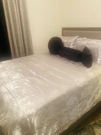 a view of a small space with wooden floor