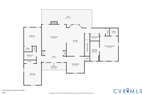 $450,000 | 3916 South Fairway Drive, Powhatan, VA 23139