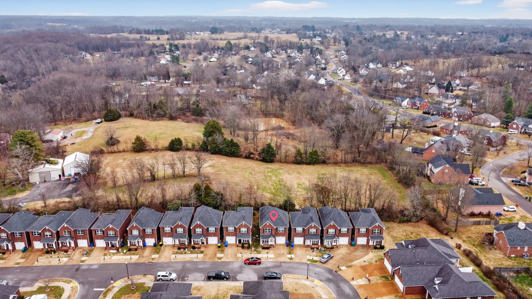 706 Indian Ridge Circle White House, TN 37188 - Photo 39 of 42 an aerial view of residential houses with outdoor space