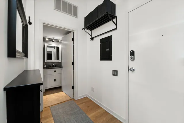 a view of walk in closet