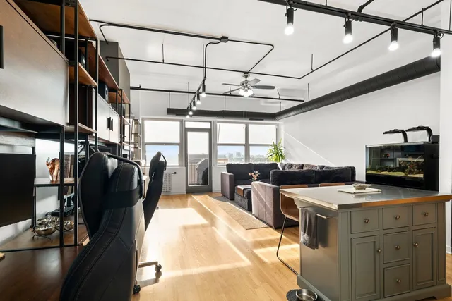 a view of a kitchen with storage and utility