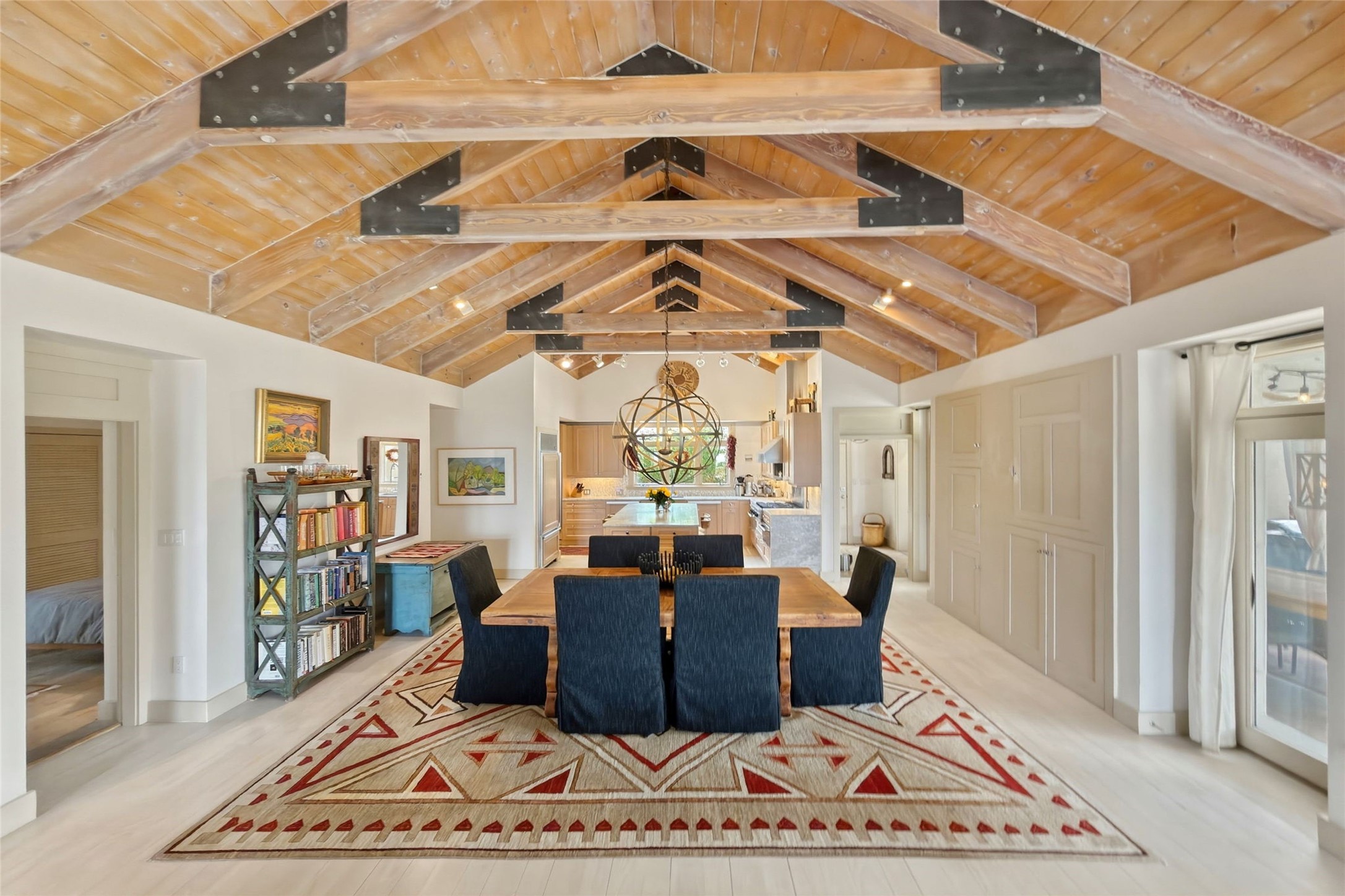 55 Paseo Del Rancho Santa Fe, NM 87506 - Photo 56 of 61 Dining room and kitchen