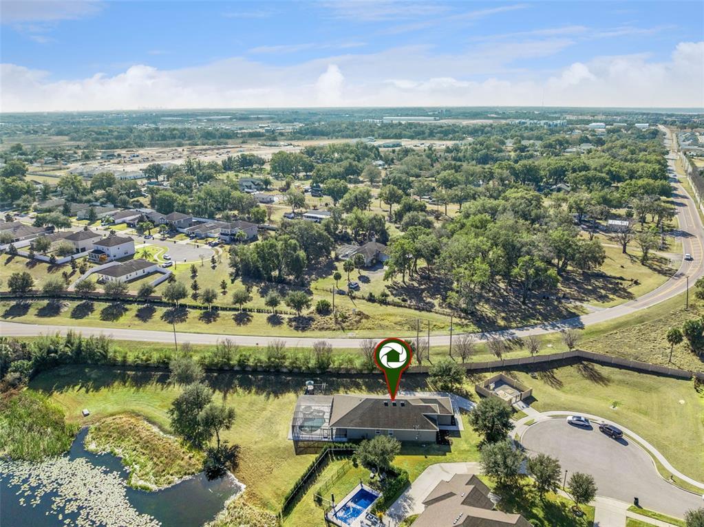2400 Artist Point Court Apopka, FL 32703 - Photo 48 of 50 an aerial view of residential houses with outdoor space