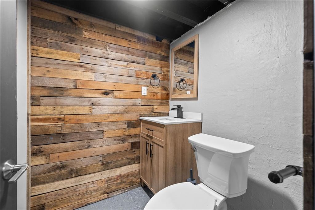 3130 Ridgeway Drive South Park, PA 15129 - Photo 34 of 49 a bathroom with a toilet and a sink