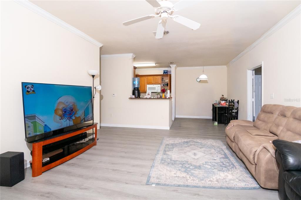 18103 Back Stretch Lane Tampa, FL 33647 - Photo 3 of 24 a living room with furniture and a flat screen tv