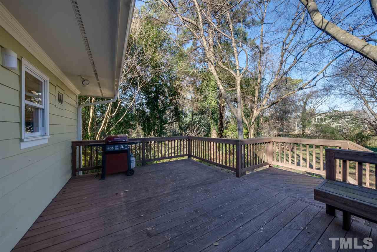 703 Kimbrough Street Raleigh, NC 27608 - Photo 22 of 25 a view of street with deck and wooden floor