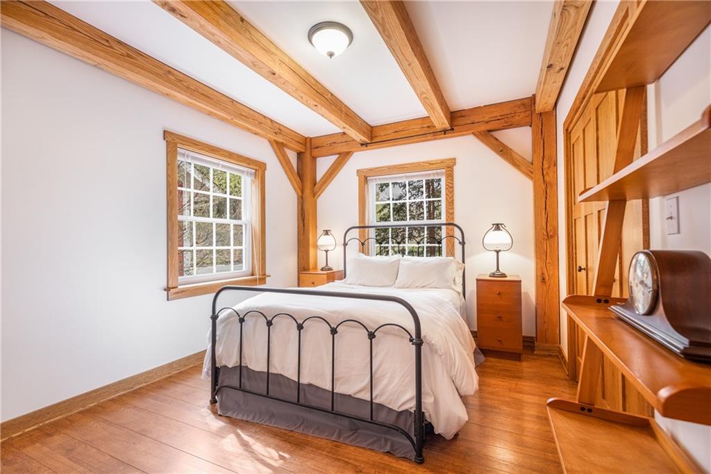 298 Laird's Crossing Road Worthington, PA 16262 - Photo 15 of 25 a bedroom with a bed wooden floor and window