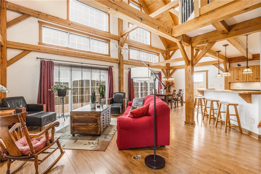 298 Laird's Crossing Road Worthington, PA 16262 - Photo 2 of 25 a building outdoor space with patio furniture and wooden floor