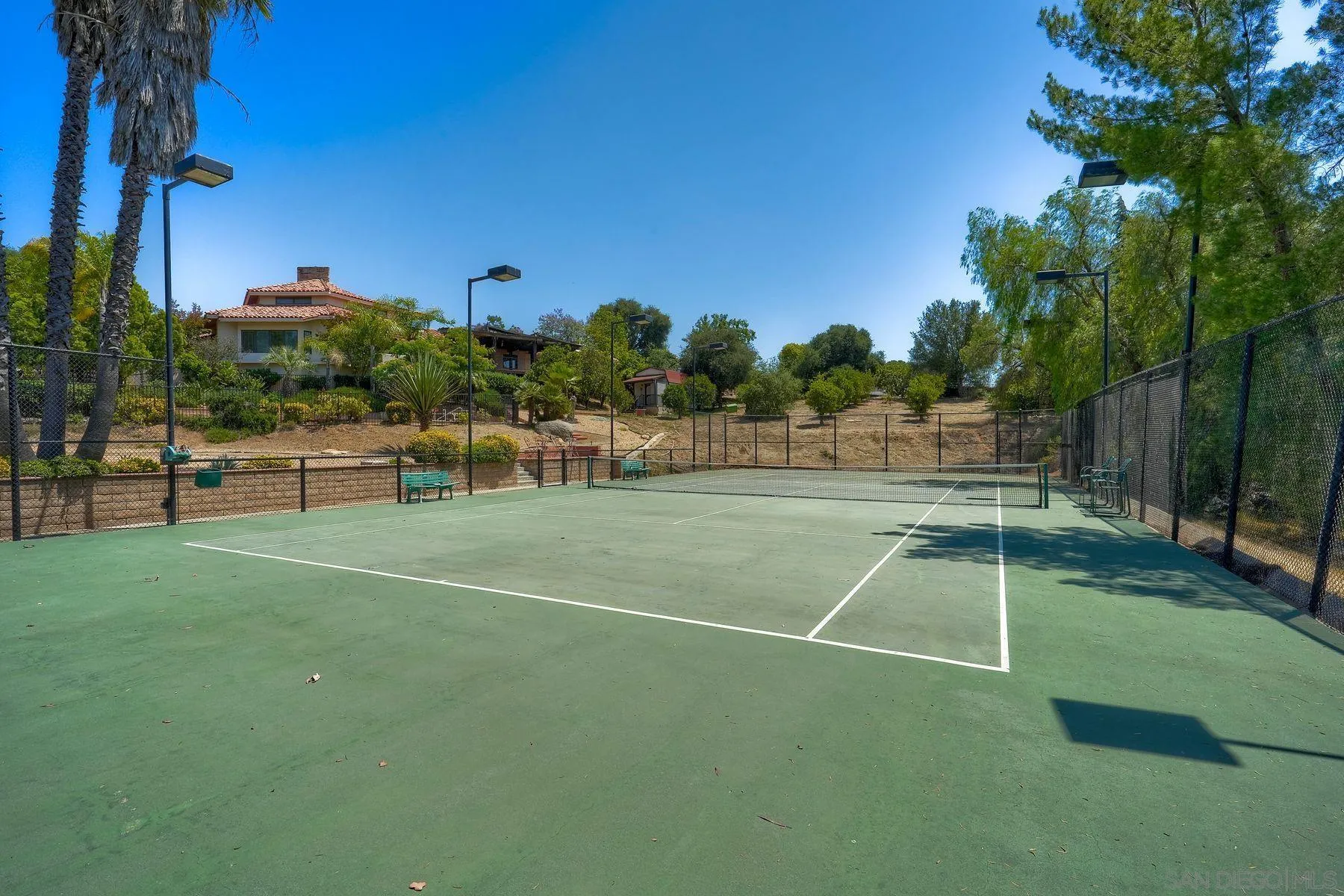 30458 Cool Valley Highlands Road Valley Center, CA 92082 - Photo 42 of 47 a view of a tennis court