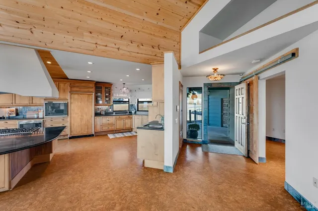 a view of a living room