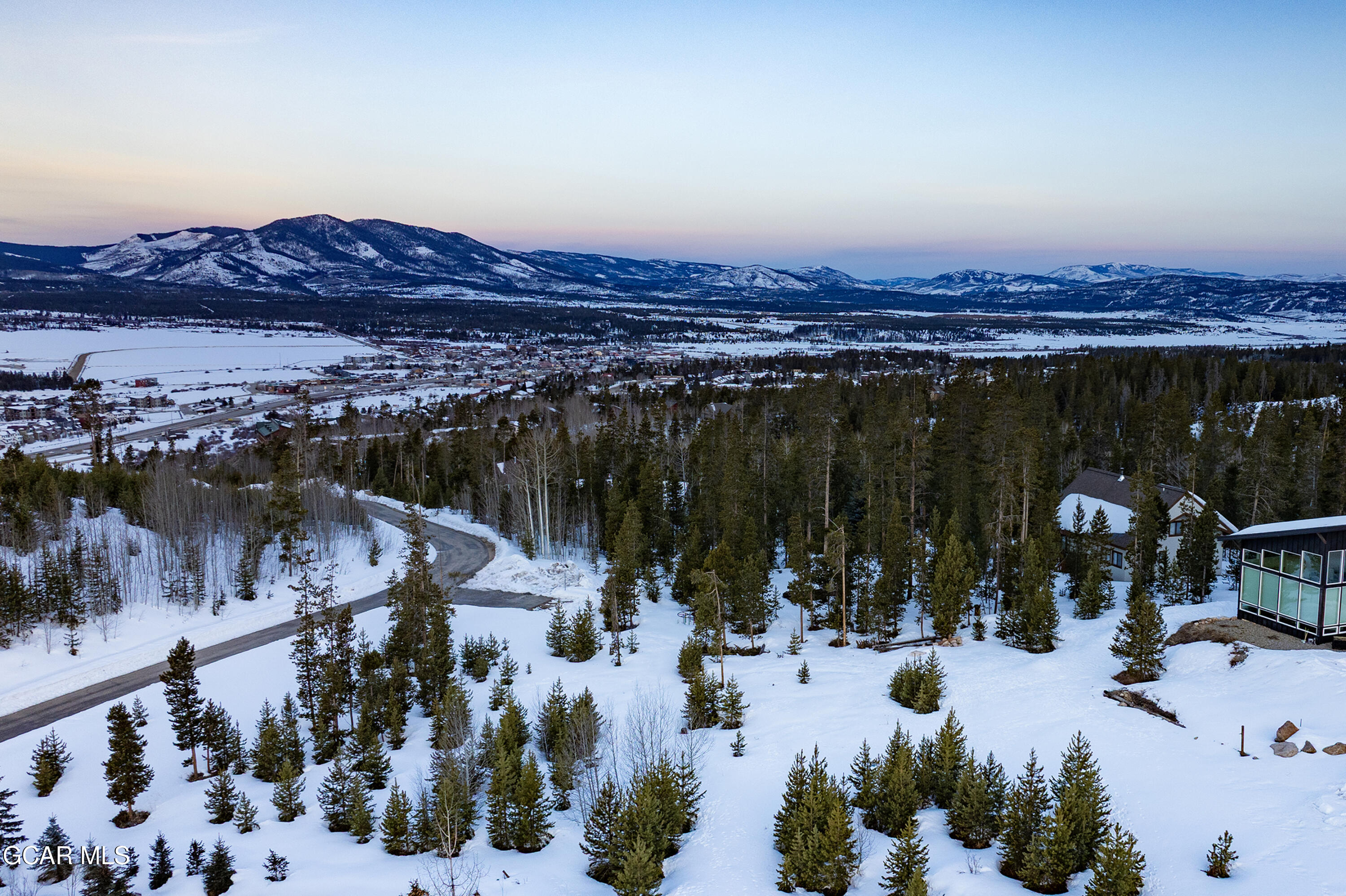 222 Bridger Trace Fraser, CO 80442 - Photo 5 of 18 an aerial view of a house with a ocean view