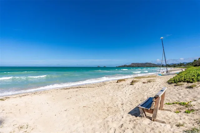 a view of an ocean beach