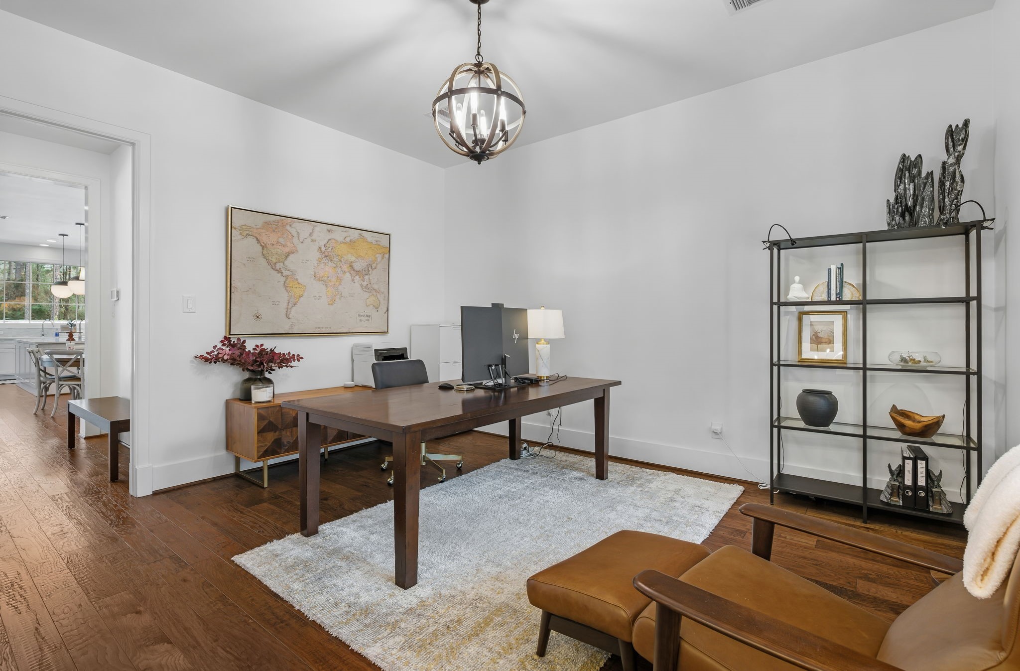 10 Riata Drive Magnolia, TX 77354 - Photo 16 of 48 Located to the right off of the foyer this room is being used as a study. It can also be used as a formal dining room. See next virtually staged photo. Cat 6 Ethernet wiring in majority of rooms and an elevator shaft and wiring have been installed.