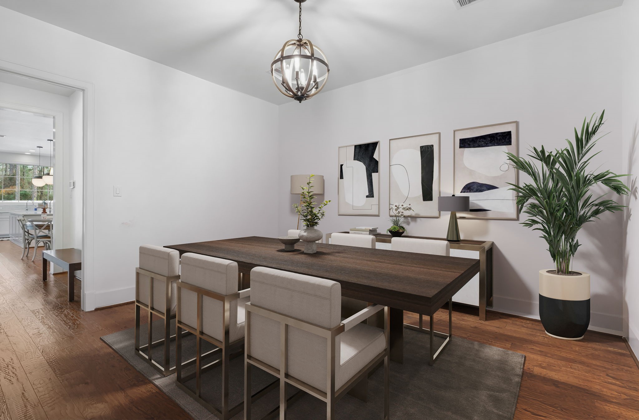 10 Riata Drive Magnolia, TX 77354 - Photo 17 of 48 Virtual rendering of this space used as a formal dining room.