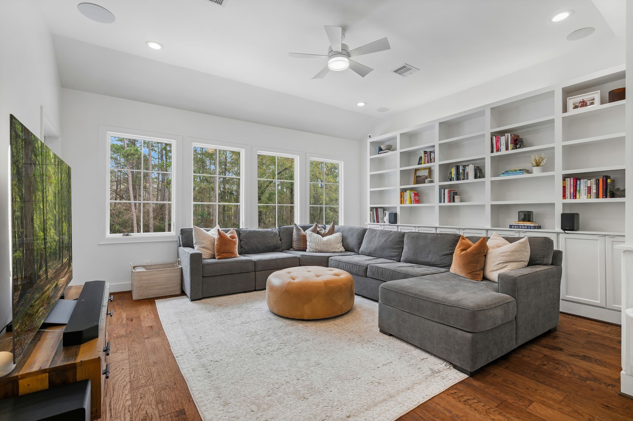 10 Riata Drive Magnolia, TX 77354 - Photo 30 of 48 Game/media room complete with built-ins and surround sound.