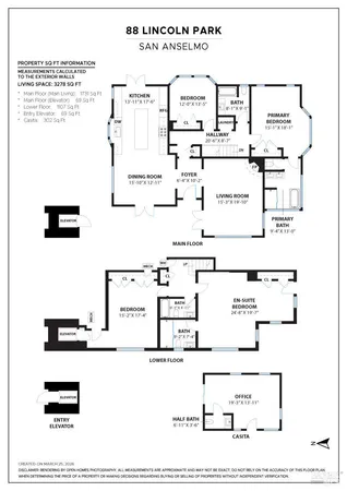 $2,795,000 | 88 Lincoln Park, San Anselmo, CA 94960