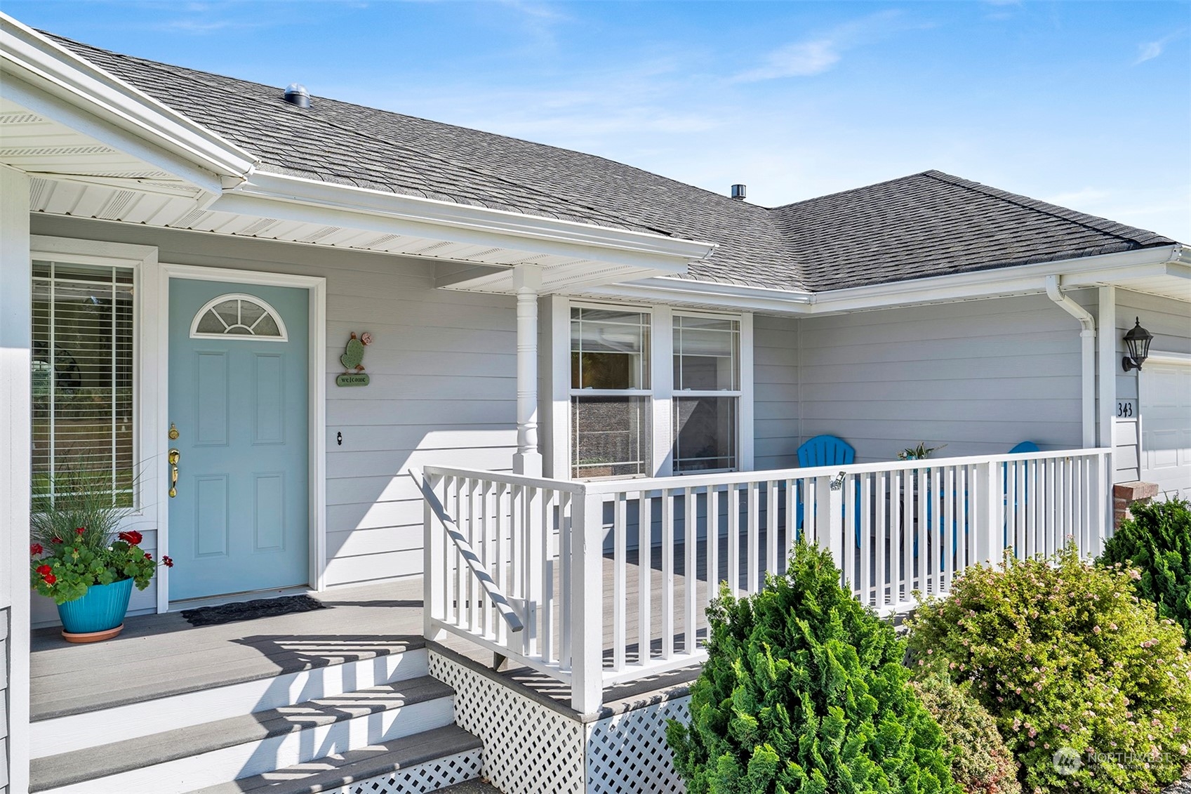 343 West Pole Road Lynden, WA 98264 - Photo 3 of 40 a view of a house with a small yard and wooden floor and fence