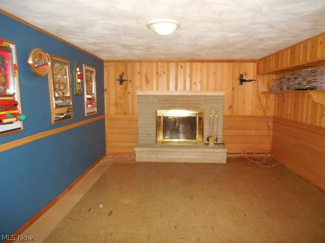 10163 Prospect Road Strongsville, OH 44149 - Photo 14 of 25 LIGHT MY FIRE. HUGE RECREATION ROOM IN YOUR BASEMENT. ALSO A WORK SHOP/LAUNDRY AREA AND A FULL BATH.